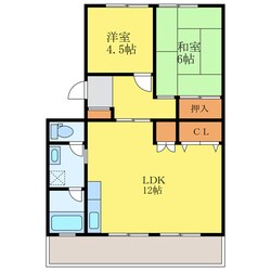 天神マンション1の物件間取画像